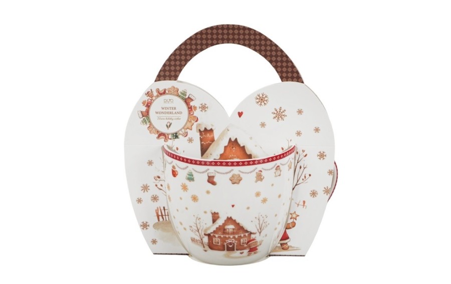 Kubek GINGERBREAD HOUSE 460 ml świąteczny