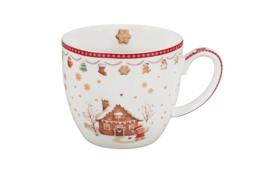 Kubek GINGERBREAD HOUSE 460 ml świąteczny