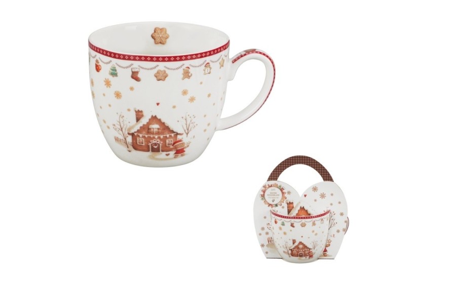 Kubek GINGERBREAD HOUSE 460 ml świąteczny