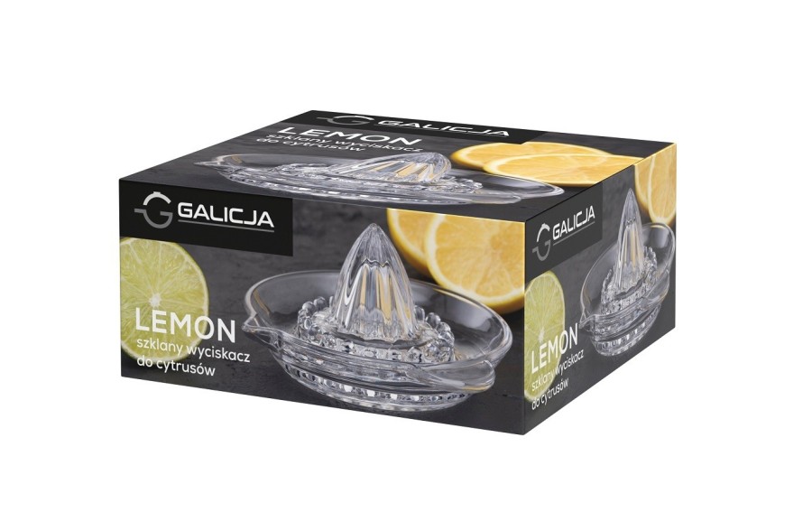 Wyciskacz do cytrusów LEMON szklany 12,9 cm