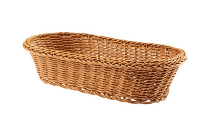 Koszyk COMBO podłużny brązowy 30x15x7,5 cm