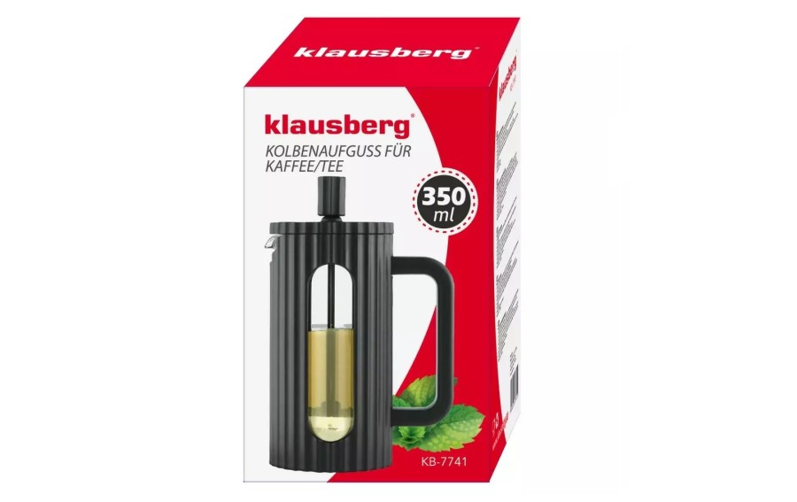 Zaparzacz Klausberg KB-7741 350 ml czarny French Press