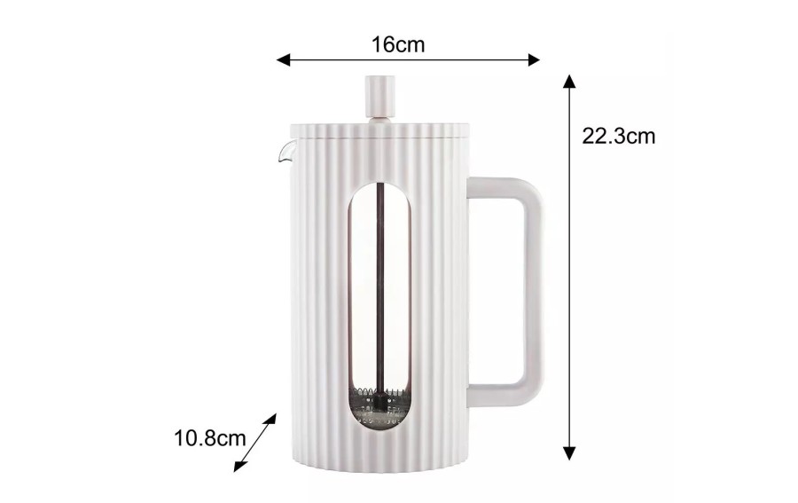 Zaparzacz Klausberg KB-7753 1000 ml jasny szary French Press