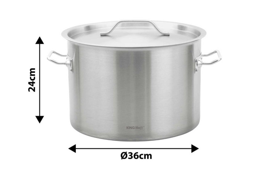 Garnek KINGHoff KH-2024 24 L 36 cm na indukcję