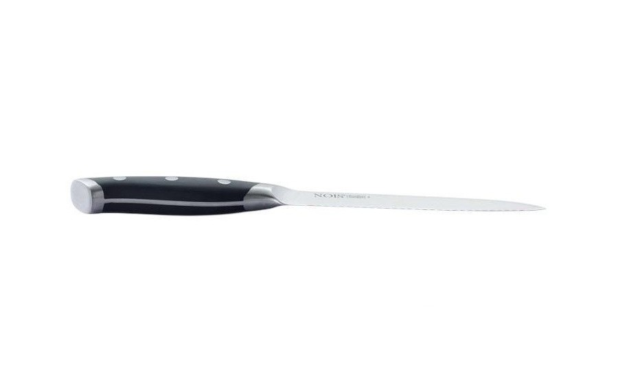 Nóż Uniwersalny z Ząbkowanym Ostrzem 14 cm Stal Nierdzewna NOIS