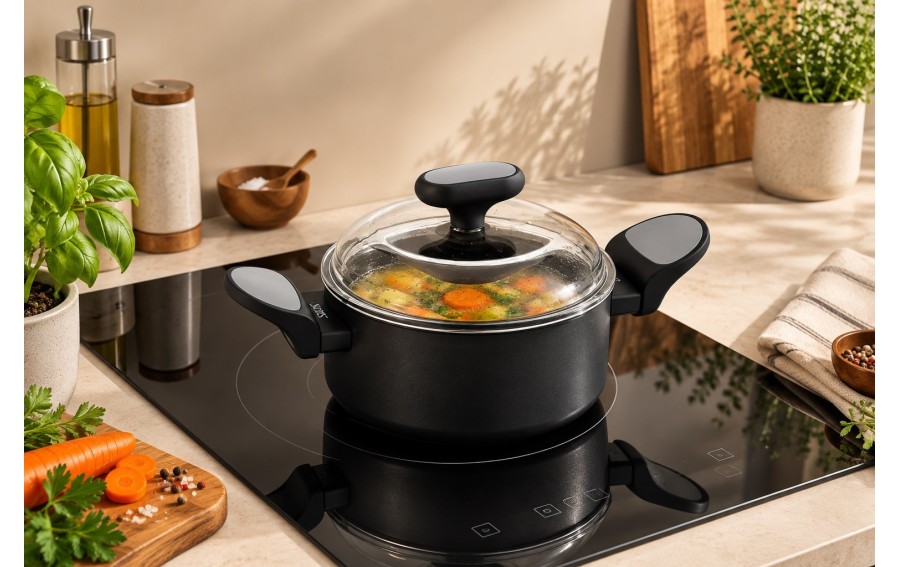 Garnek NOIS Silver 16 cm 1,5 l GREBLON C3+