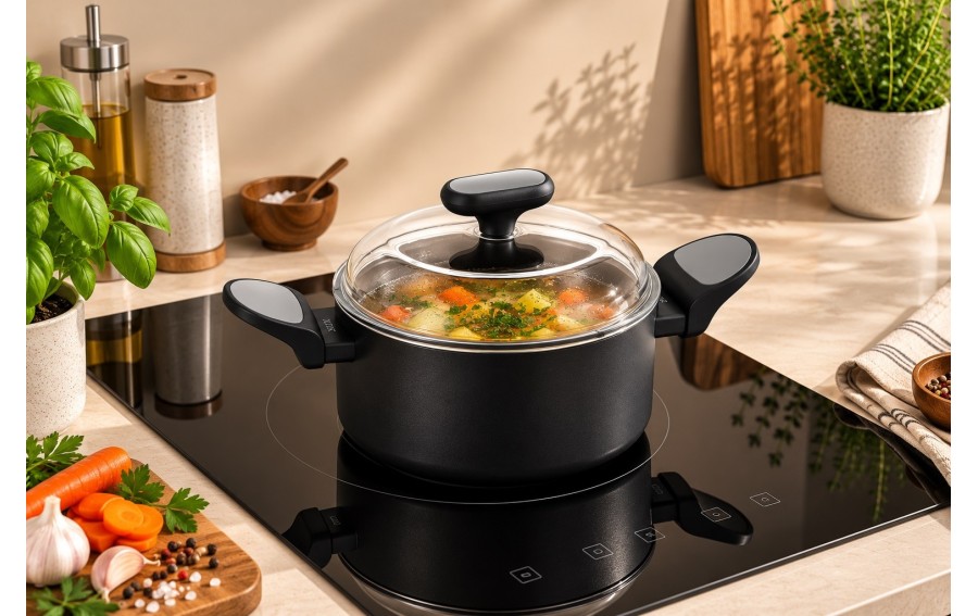 Garnek NOIS Silver 20 cm 3,1 l GREBLON C3+