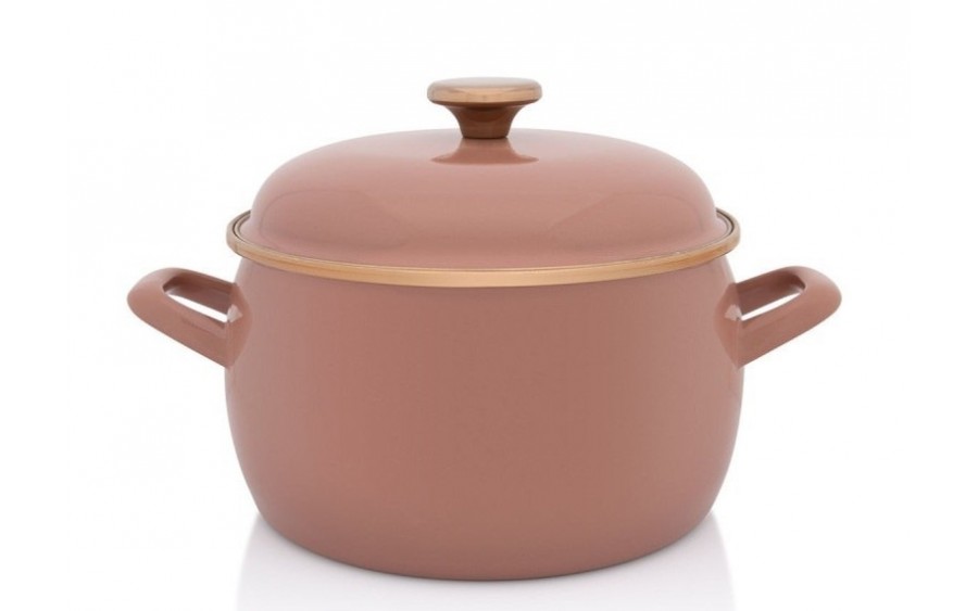 Garnek emaliowany Mocha Mousse 22 cm 5,4 l METALAC