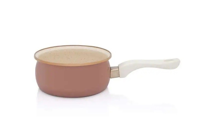 Rondel emaliowany 1,5 L Metalac Mocha Mousse
