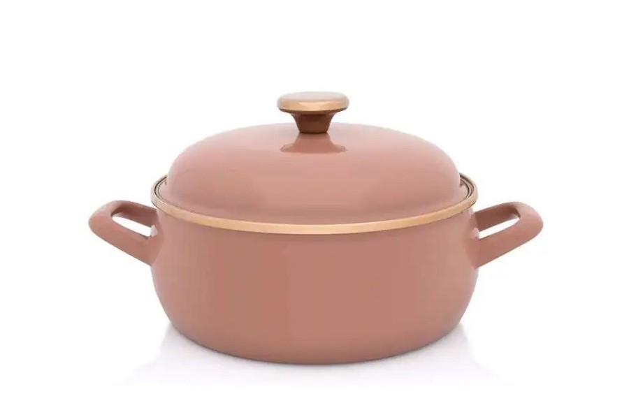 Garnek niski METALAC Mocha Mousse 22 cm 3,8 l