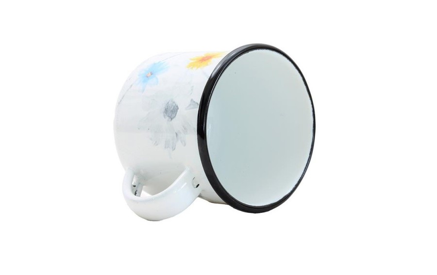 Kubek emaliowany BELIS Meadow 0,35 L w kwiaty