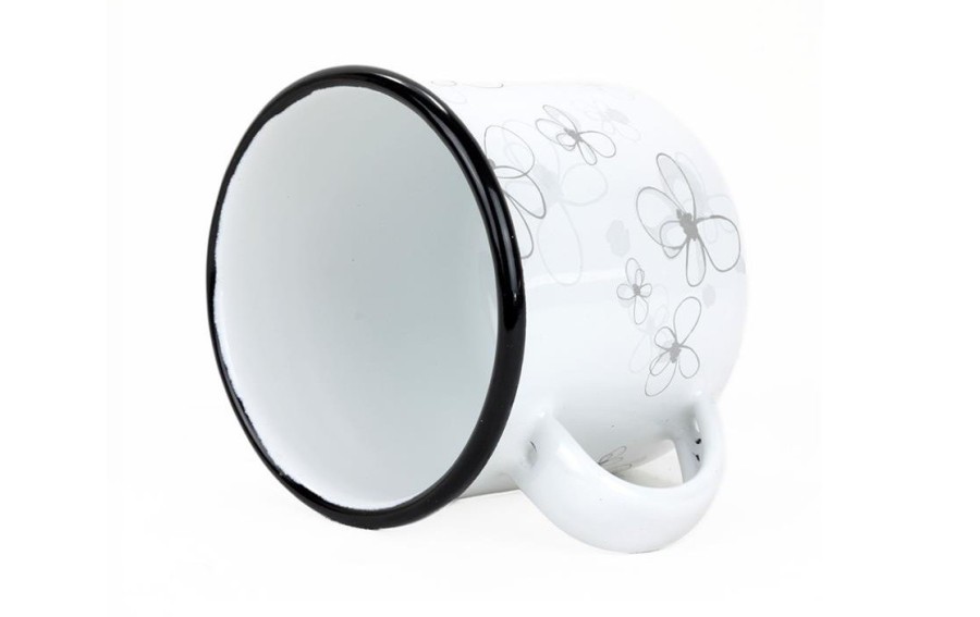Kubek emaliowany BELIS Premium White 0,35 L