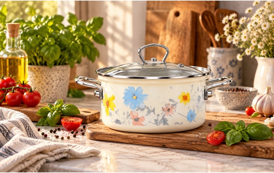 Rondel BELIS Meadow 16 cm 1,4 L z pokrywką
