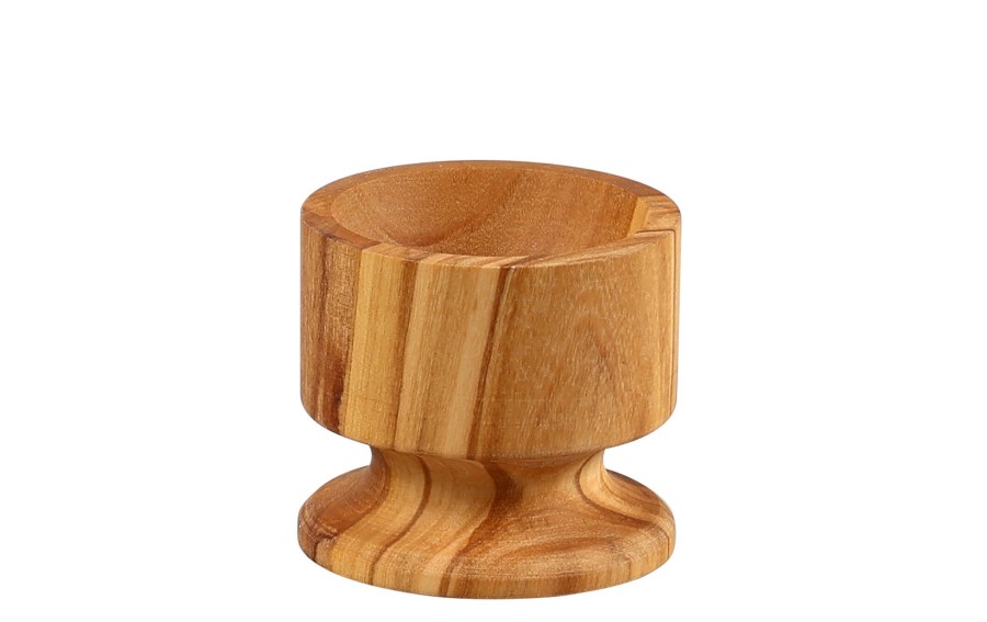 Drewniany kieliszek na jajko 5,5 cm oliwny Kesper 84050
