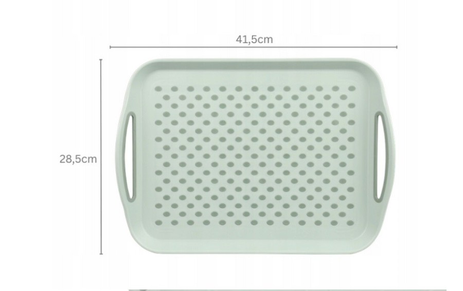 Taca do serwowania 41,5x28,7 cm zielona Kesper 77301