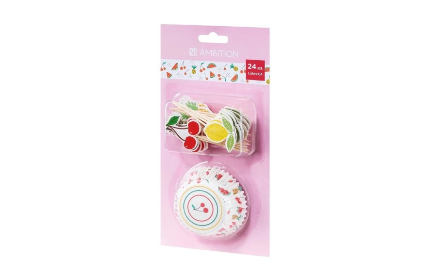 Papilotki do muffinek 24 szt. Lukrecja foremki mix