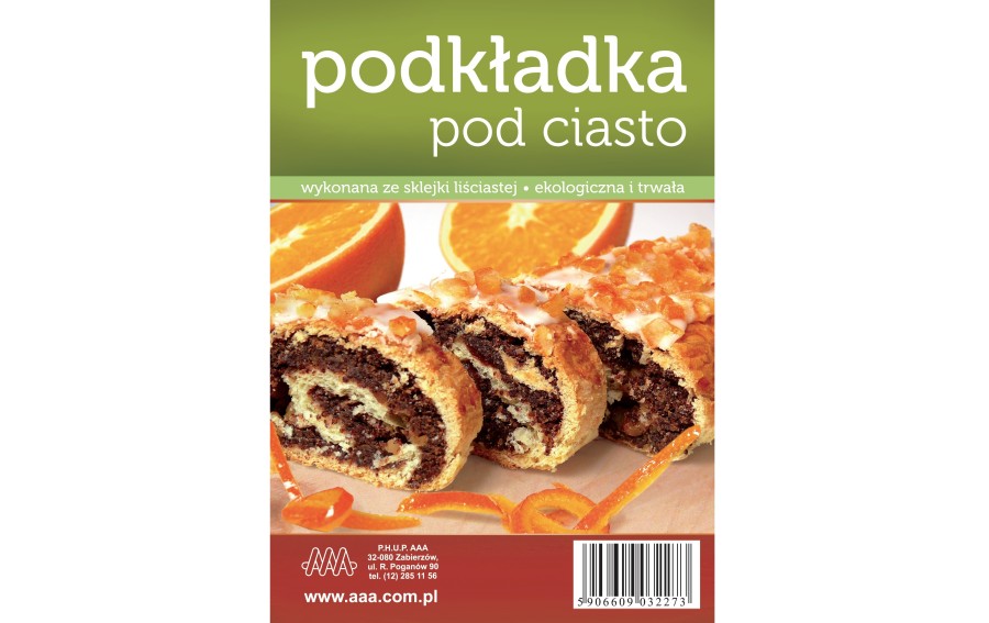 Drewniana podkładka pod ciasto 42x25 cm ekologiczna