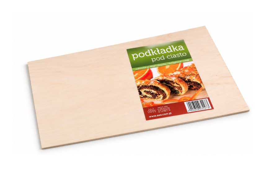 Drewniana podkładka pod ciasto 42x25 cm ekologiczna
