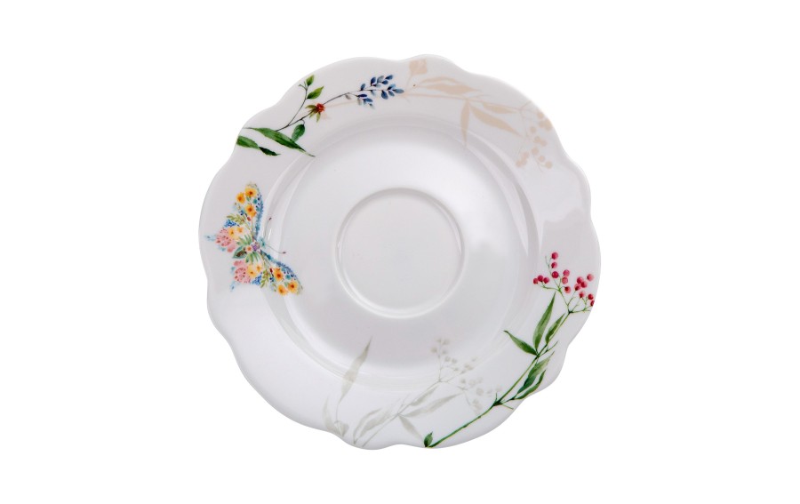 Komplet 6 filiżanek 220 ml + spodki Papillon