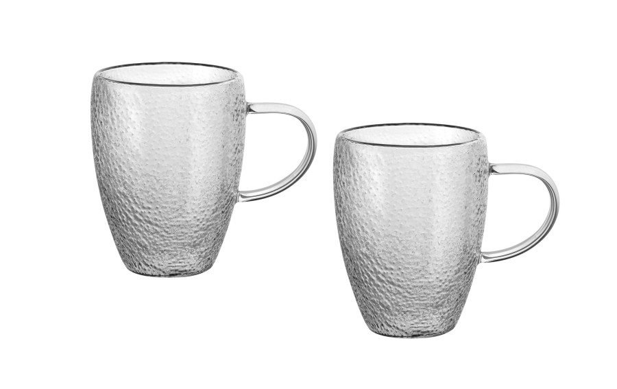 Komplet 2 szklanek termicznych z uchem Bubble 350 ml