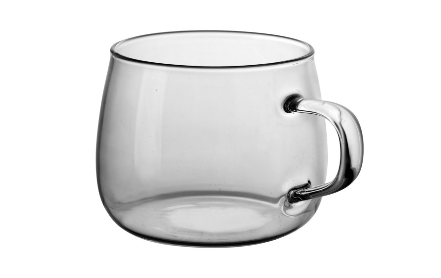 Filiżanka EVA 400 ml ze złotym spodkiem i łyżeczką