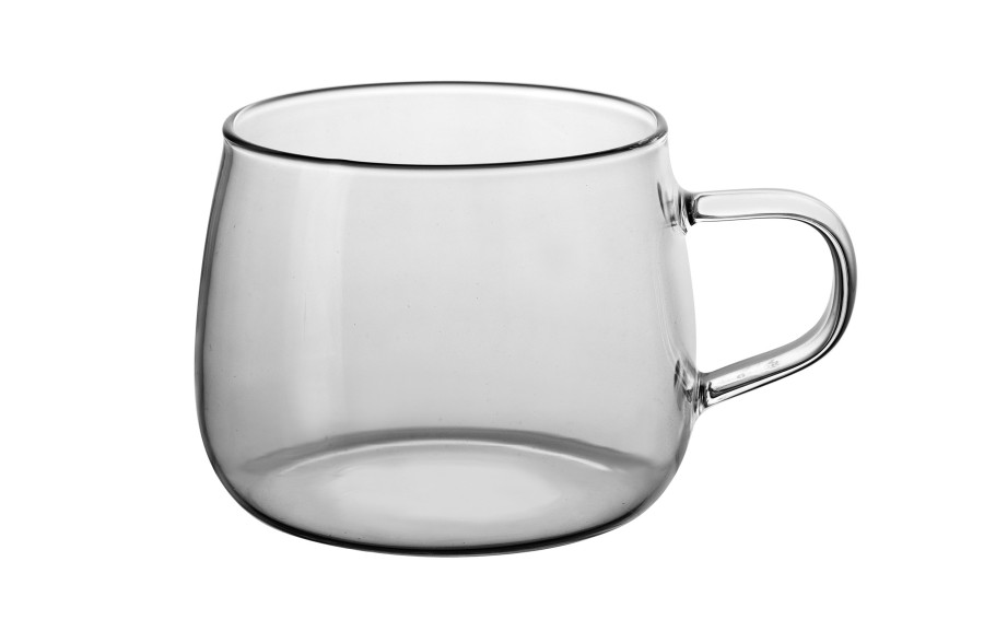 Filiżanka EVA 400 ml ze złotym spodkiem i łyżeczką