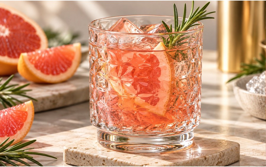 Szklanka niska Glasmark 310 ml ozdobna