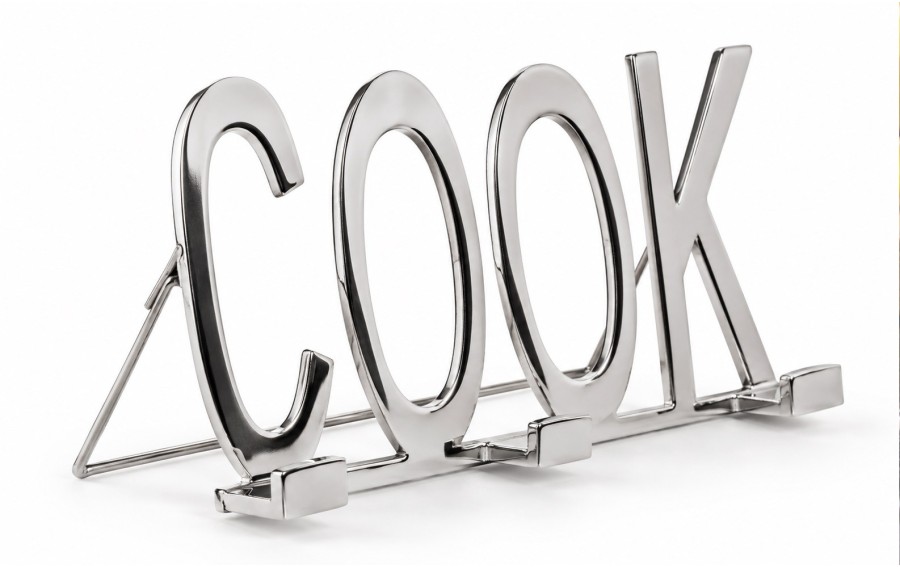 Podpórka do książek COOK Living Design srebrna 32 cm