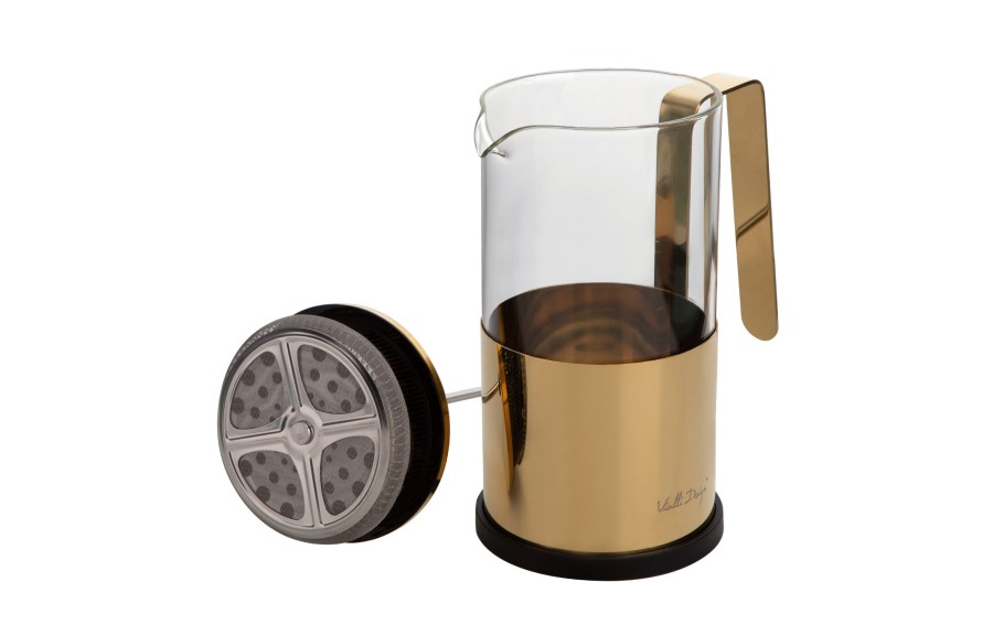 Zaparzacz do kawy i herbaty 1000 ml Diamante złoty