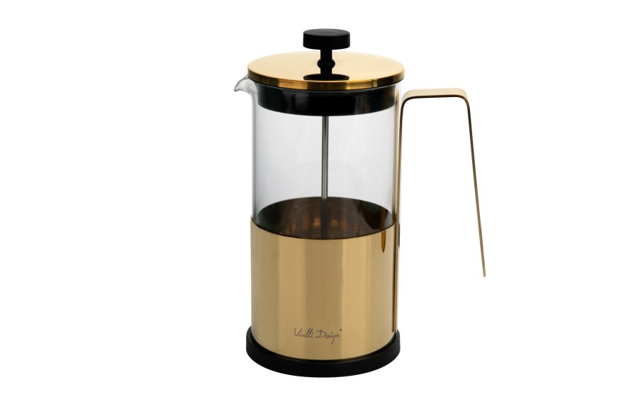 Zaparzacz do kawy i herbaty 1000 ml Diamante złoty