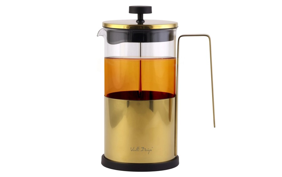 Zaparzacz do kawy i herbaty 1000 ml Diamante złoty