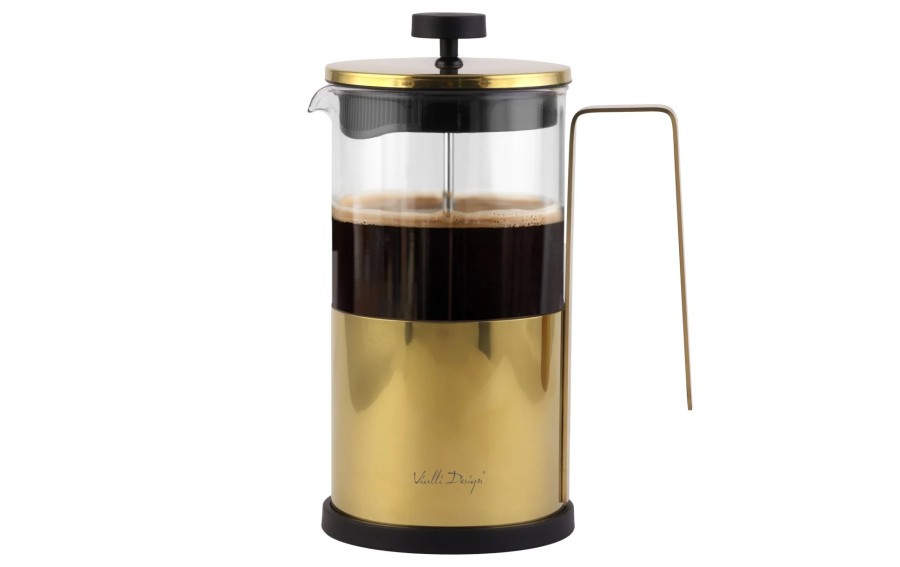 Zaparzacz do kawy i herbaty 1000 ml Diamante złoty