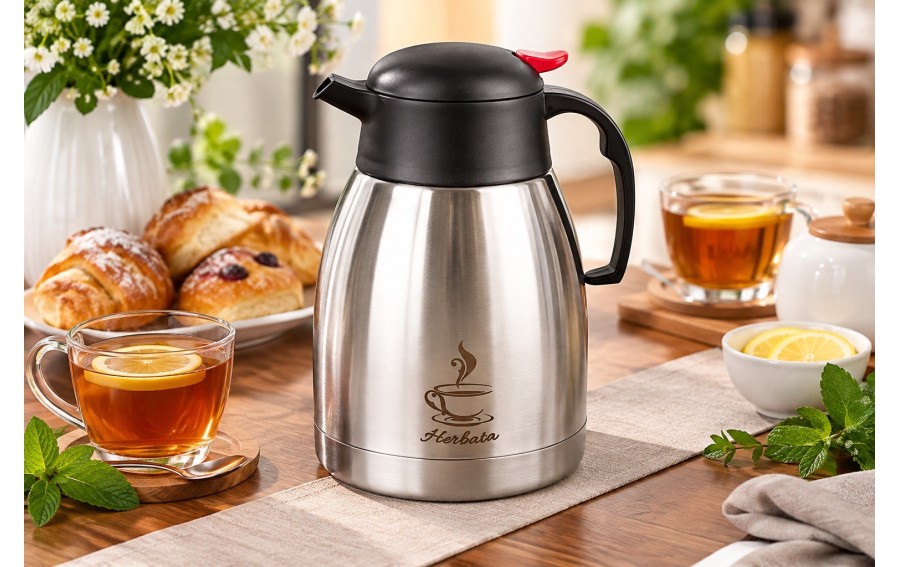Termos Tadar Herbata 1,5 L stalowy srebrny