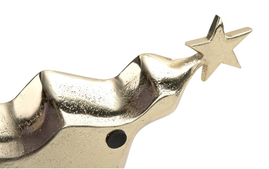 Półmisek metalowy choinka złoty 29 cm Ewax 3879
