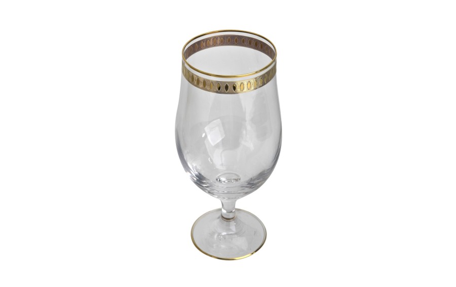 Pokal do piwa Combi 500 ml ze złotym zdobieniem