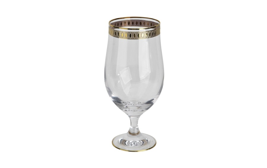 Pokal do piwa Combi 500 ml ze złotym zdobieniem