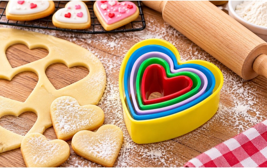 Wykrawaczki Serce Galicja 5 szt. foremki do ciastek