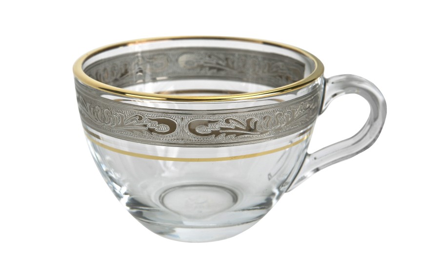 Filiżanki szklane Combi Royal Gold 180 ml 2 szt.