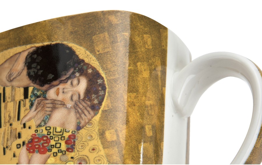 Kubek kwadratowy 650 ml The Kiss Classic porcelanowy