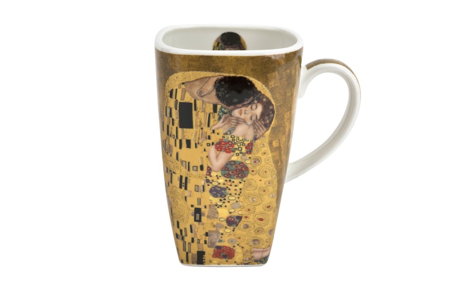 Kubek kwadratowy 650 ml The Kiss Classic porcelanowy