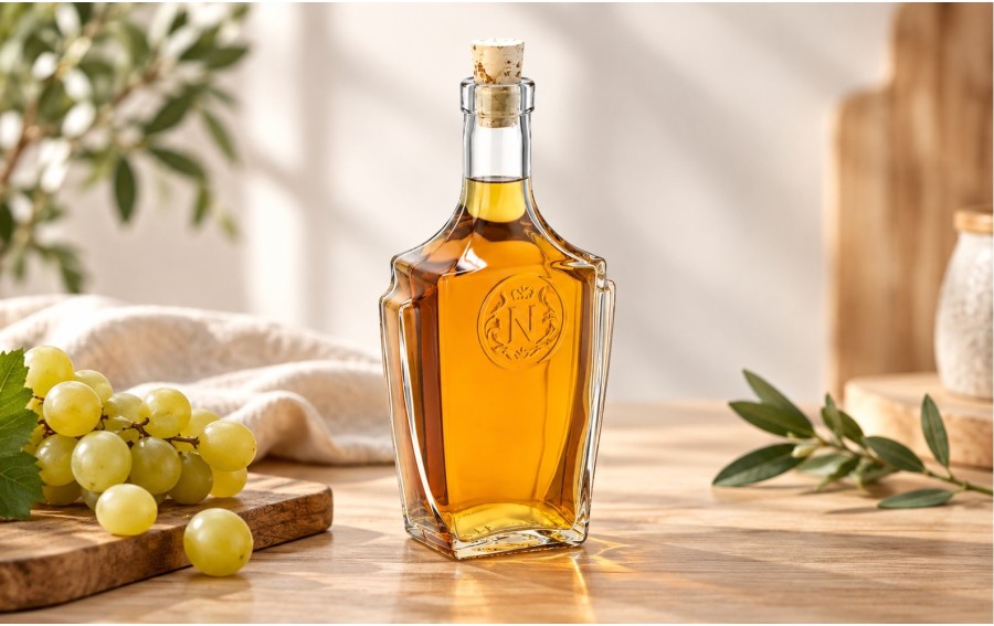 Butelka szklana Bonaparte 0,5 L z korkiem Chomik