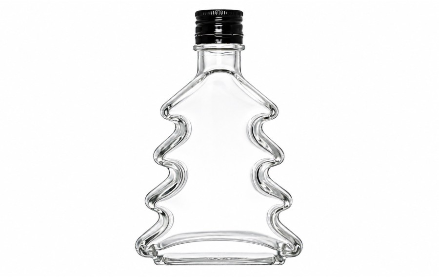 Butelka Choinka 200 ml z zakrętką Chomik na nalewki