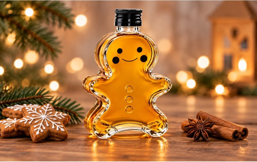 Butelka Piernik 250 ml z zakrętką 28 mm Chomik