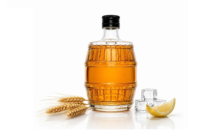 Butelka Beczułka 250 ml szklana z zakrętką 28 mm
