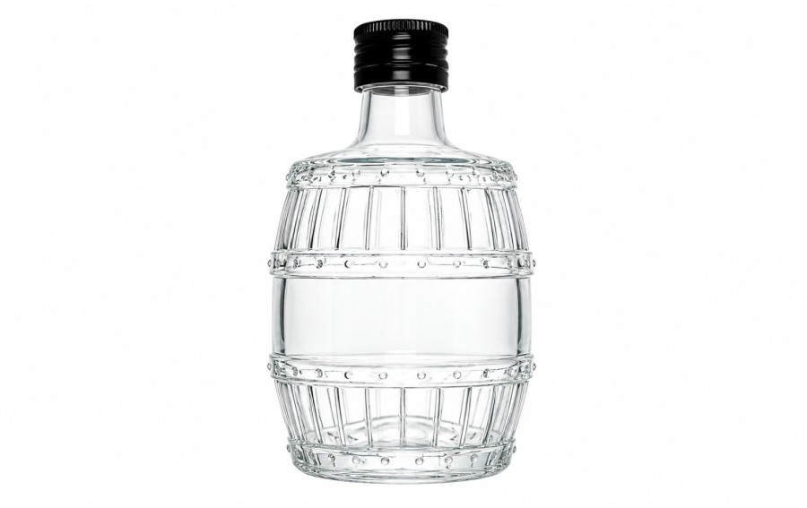 Butelka Beczułka 250 ml szklana z zakrętką 28 mm