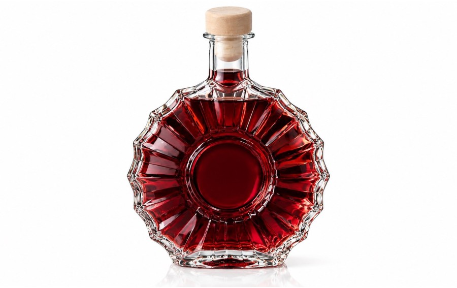 Butelka szklana Medalion 500 ml z korkiem | Chomik