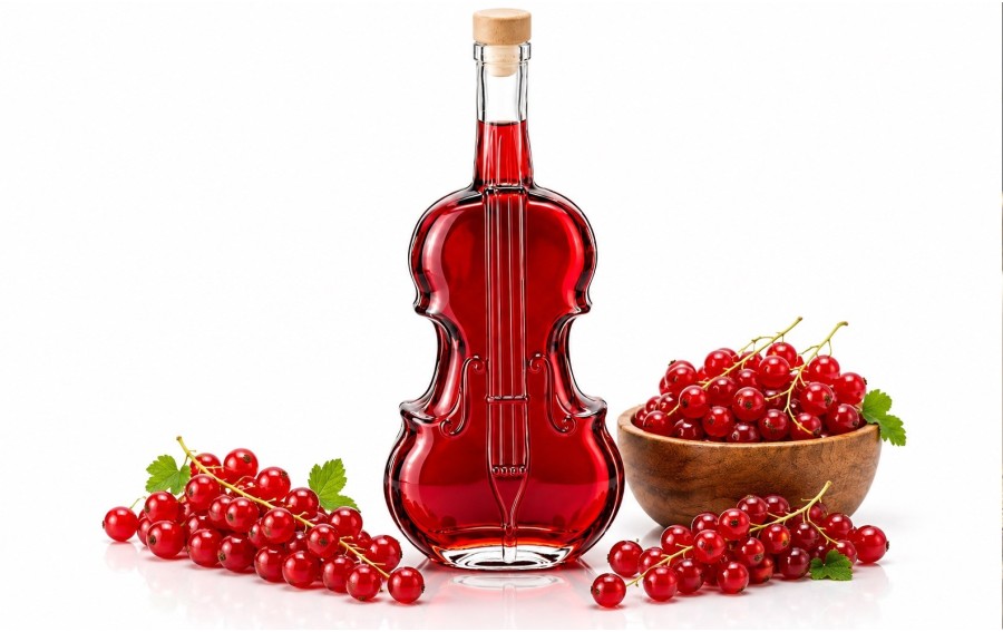 Butelka Skrzypce 500 ml z korkiem | Karafka ozdobna