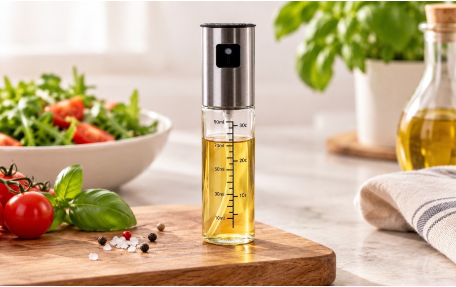 Spryskiwacz do oliwy i octu 100 ml szklany Chomik