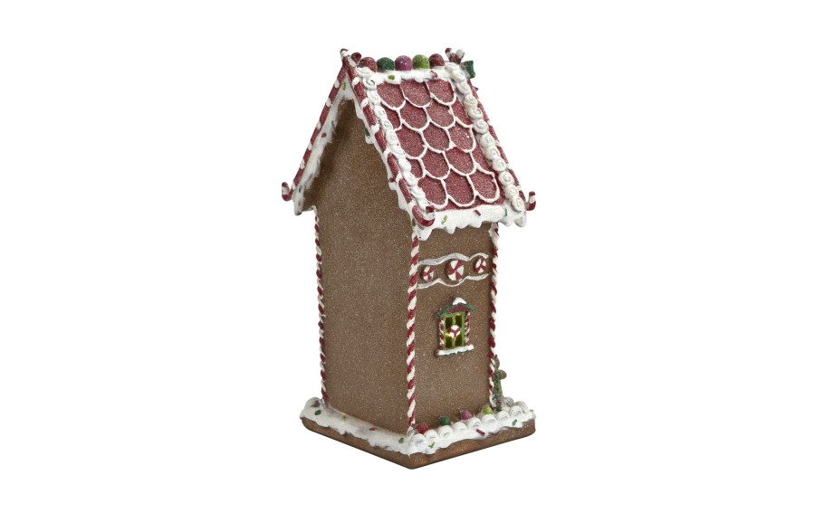 Domek piernikowy LED Ewax 7961 31 cm | Dekoracja świąteczna