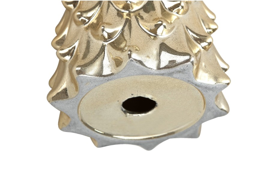 Choinka ceramiczna Sugar Gold 27,5 cm złota